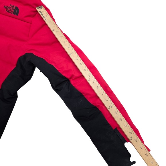 $500 The North Face Amry 700 Down Puffer Jacket Womens XL Red Black NF0A5G9K - Picture 12 of 15